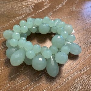 Mint Green Beaded Bracelet